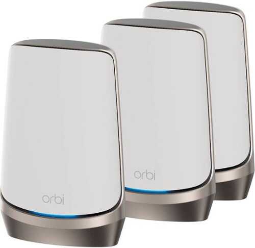 Rent to own NETGEAR - Orbi AXE11000 Quad-Band WiFi 6E Mesh System (3-Pack)