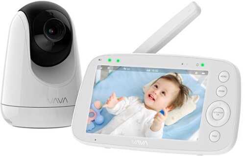Rent To Own - VAVA - Baby Monitor 720P 5" HD Display - White