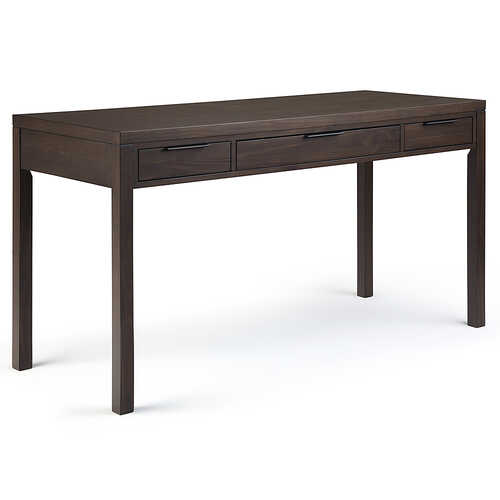 Simpli Home - Hollander Desk - Warm Walnut Brown
