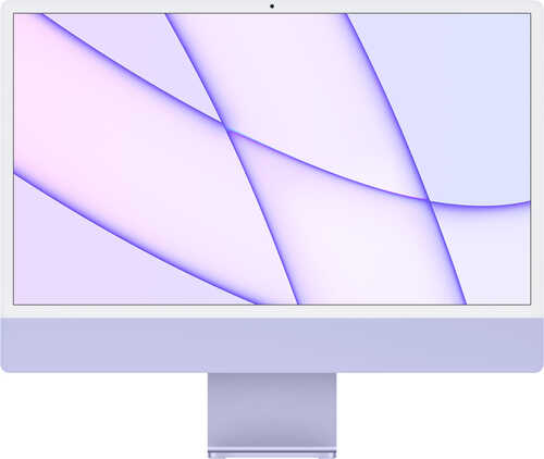 24" iMac® with Retina 4.5K display - Apple M1 - 8GB Memory - 256GB SSD - w/Touch ID (Latest Model) - Purple