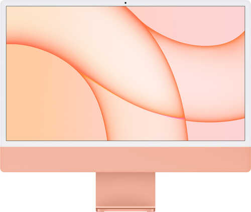 24" iMac® with Retina 4.5K display - Apple M1 - 8GB Memory - 256GB SSD - w/Touch ID (Latest Model) - Orange