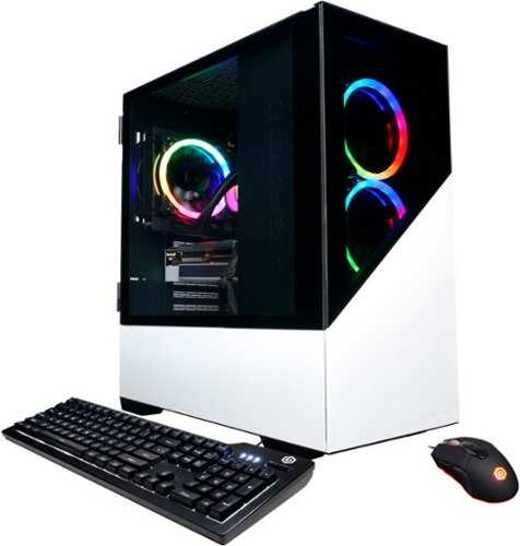 CyberPowerPC - Gamer Supreme Gaming Desktop - AMD Ryzen 7 5700G - 16GB Memory - NVIDIA GeForce RTX 3070 Ti - 1TB SSD - White