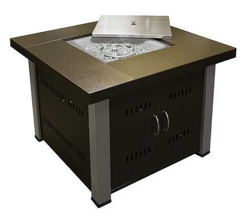 Rent to own AZ Patio Heaters Outdoor Fire Pit in Hammered Bronze and Stainless Steel - Hammered Bronze and Stainless Steel