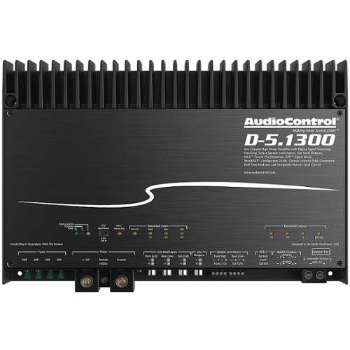 Rent to own AudioControl - 1300W 5-Channel Class D Matrix DSP Amplifier - Black