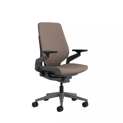 Steelcase - Gesture Shell Back Office Chair with Hard Casters - Truffle Fabric