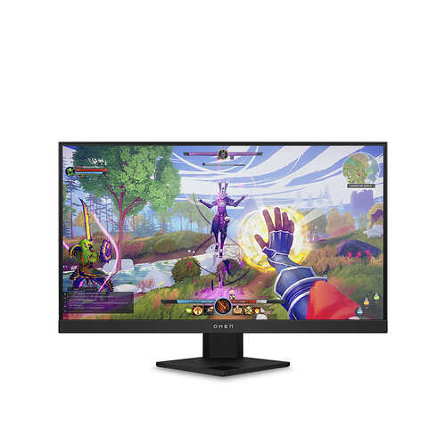 HP - 24.5" IPS HD AMD FreeSync Nvidia G-Sync Gaming Monitor - Black