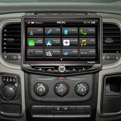 Rent to own Stinger - Stereo Replacement System with 10” Touchscreen for Select 2013-2021 RAM Trucks - Black