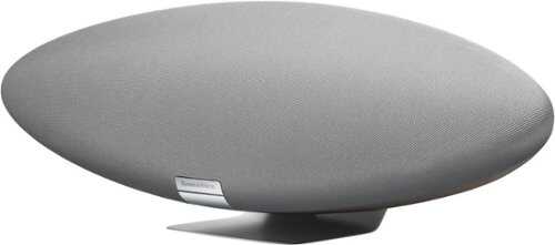 Rent to own Zeppelin Speaker with Wireless Streaming via iOS and Android Compatible Bowers & Wilkins Music App with Built-In Alexa - Pearl Grey