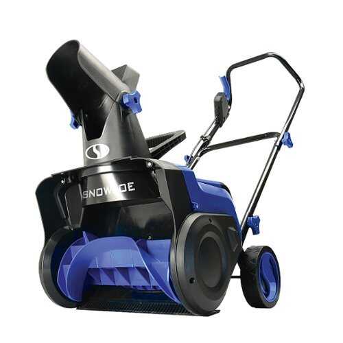 Rent to own Snow Joe 24V-X2-SB15 48-Volt iON+ Cordless Snow Blower Kit | 15-Inch | W/ 2 x 4.0-Ah Batteries and Charger - Blue