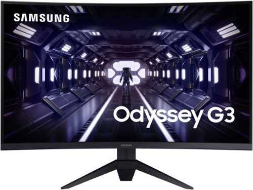 Rent to own Samsung - Odyssey G3 32" Curved FHD 1ms AMD FreeSync Premium Gaming Monitor - Black - Black