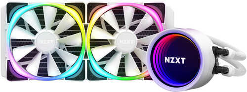 NZXT - Kraken X53 240mm Radiator White RGB All-in-one CPU Liquid Cooling System