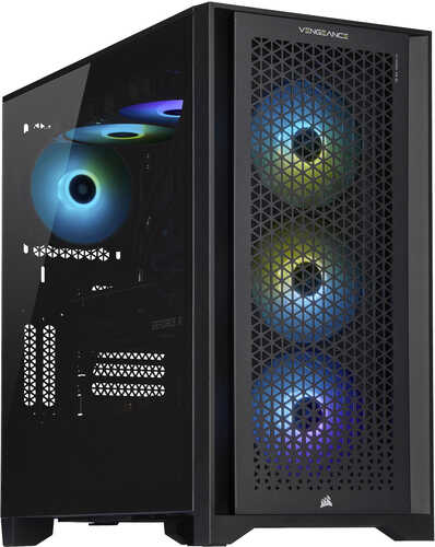 CORSAIR - VENGEANCE a7200 Series Gaming Desktop - AMD Ryzen 5 5600X - 16GB Memory - NVIDIA GeForce RTX 3060 Ti - 1 TB SSD - Black