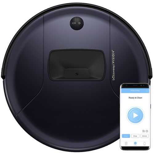 Rent to own bObsweep - PetHair Vision PLUS Wi-Fi Connected Robot Vacuum & Mop - Blackberry