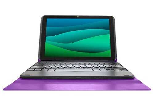 Visual Land Prestige Elite 10QH 10.1" HD Android 11 Tablet 32GB Storage 2GB Memory with Keyboard Case - Purple