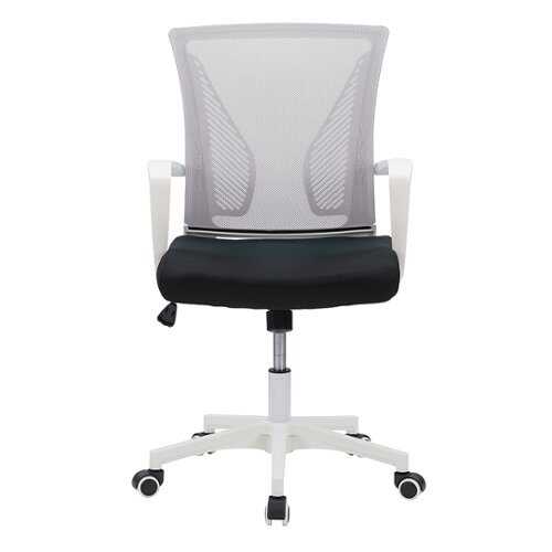 CorLiving Workspace Ergonomic Grey Mesh Back Office Chair - Grey and White