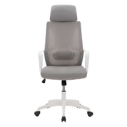 CorLiving Workspace Mesh Back Office Chair - Grey and White