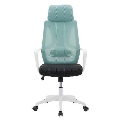 CorLiving Workspace Mesh Back Office Chair - Teal and Black