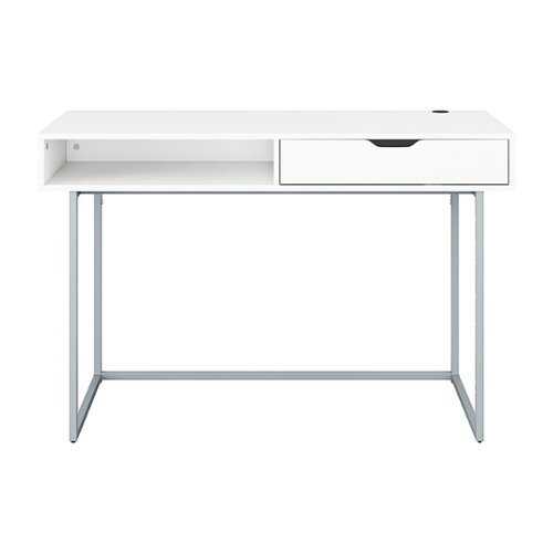 CorLiving Auston Single Drawer Desk - White