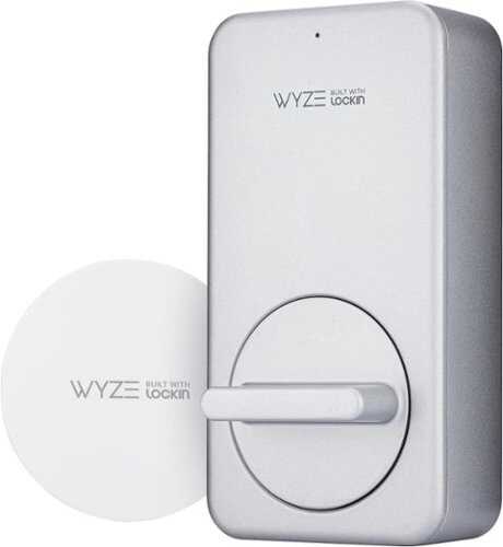 Wyze Lock WiFi & Bluetooth Enabled Smart Door Lock, Wireless & Keyless Entry, works with Alexa & Google Assistant - Silver