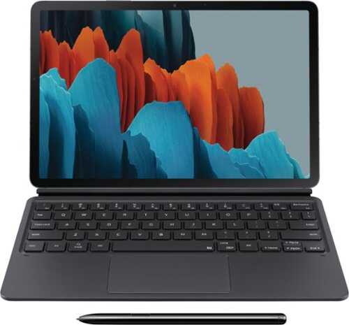Rent to own Samsung - Galaxy Tab S7 Keyboard Cover - Mystic Black