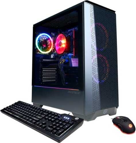 CyberPowerPC - Gamer Master Gaming Desktop - AMD Ryzen 5 5600G - 8GB Memory - AMD Radeon RX 6600 - 500GB SSD - Black