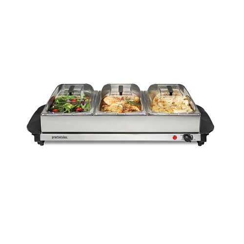 Rent to own Proctor Silex - Triple Buffet Server - STAINLESS STEEL