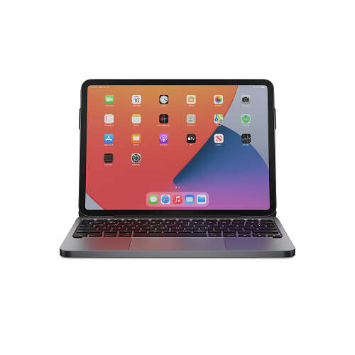 Rent to own Brydge - 11 MAX+ Wireless Keyboard for iPad Pro 11-inch (1st, 2nd & 3rd Gen) & iPad Air (4th Gen) with Trackpad & SnapFit Case - Space  Gray