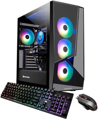 iBUYPOWER - Slate MR Gaming Desktop - Intel i3 10105F 8 GB Memory - NVIDIA GeForce GT 1030 2GB - 480GB SSD