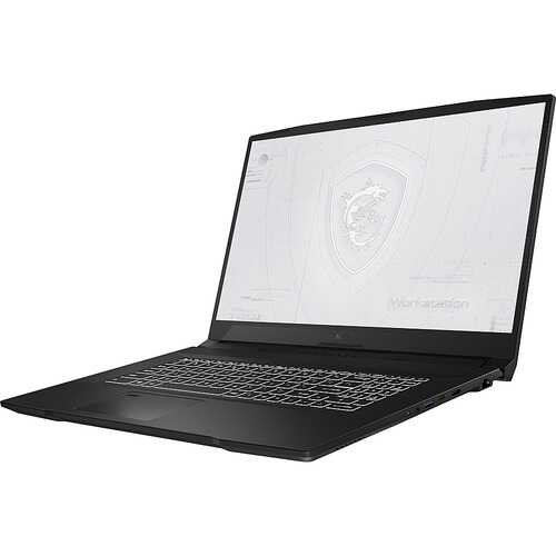 MSI - WF76 17.3" Laptop - Intel Core i7 - 16 GB Memory - NVIDIA Quadro A2000 - 1 TB SSD - Black