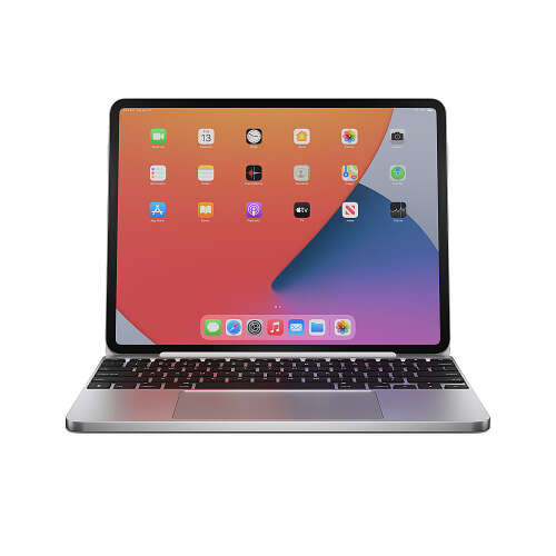 Rent to own Brydge - 12.9 MAX+ Wireless Keyboard for iPad Pro 12.9-inch (3rd, 4th & 5th Gen) with Trackpad & Magnetic SnapFit Case - White