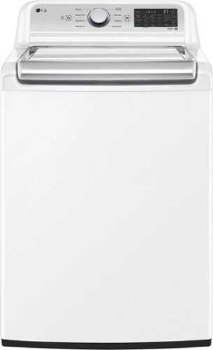 Rent to own LG - 5.3 cu ft Top Load Washer with 4-Way Agitator and TurboWash3D - White