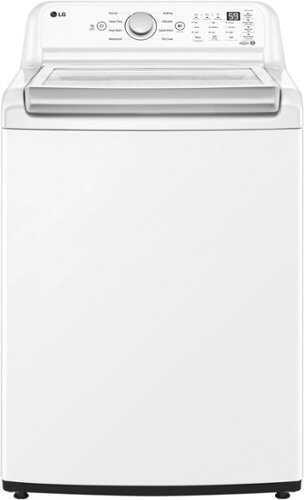 Rent to own LG - 4.8 cu ft Top Load Washer with 4 Way Agitator and TurboDrum - White
