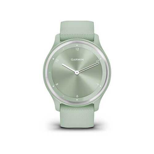 Rent to own Garmin - vívomove Sport Smartwatch 20mm Fiber-reinforced polymer - Cool Mint