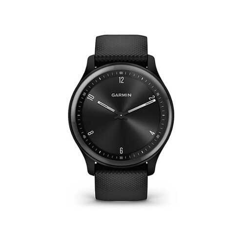 Garmin - vívomove Sport Smartwatch 20mm Fiber-reinforced polymer - Black