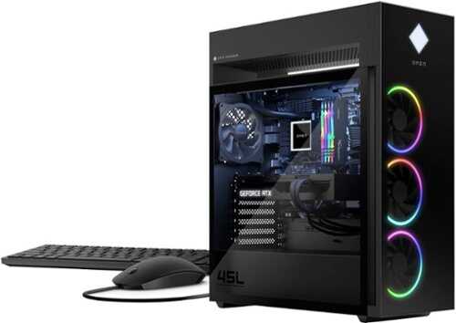 Rent to own HP OMEN - 45L Gaming Desktop - AMD Ryzen 9 5900X Processor - 32GB HyperX Memory - NVIDIA® GeForce RTX™ 3080 Ti - 1TB SSD - Jet Black