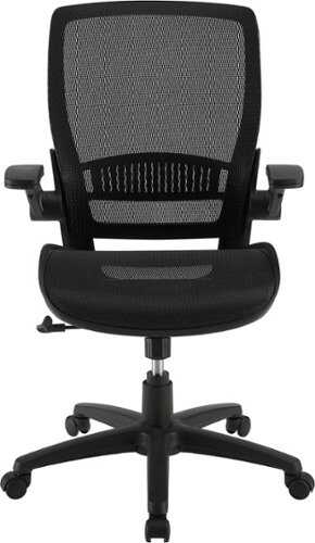 Insignia™ - Five-Pointed Star Mesh Office Chair - Black