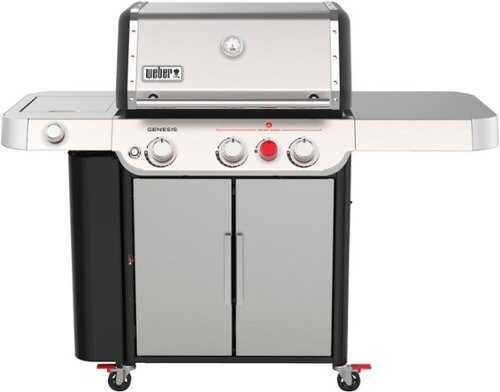 Rent to own Weber - Genesis S-335 3-Burner Propane Gas Grill - Stainless Steel