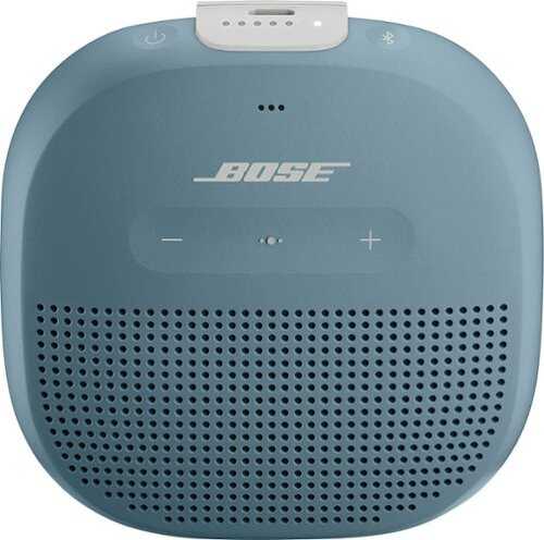 Rent to own Bose - SoundLink Micro Portable Waterproof Bluetooth Speaker - Stone Blue