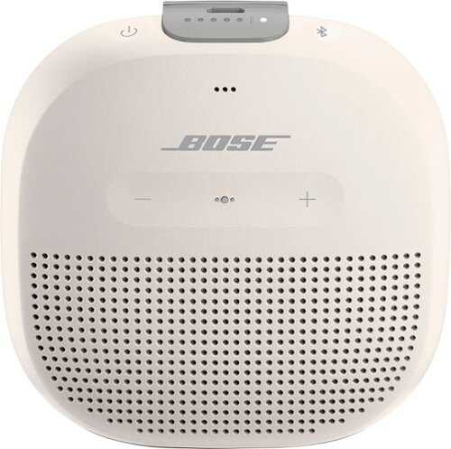 Rent to own Bose - SoundLink Micro Portable Waterproof Bluetooth Speaker - White Smoke