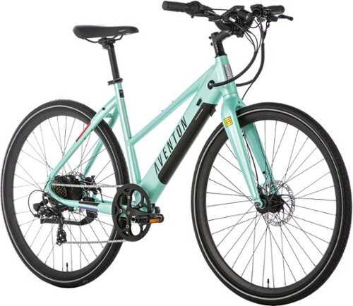 Aventon - Soltera 7-Speed Step-Through Ebike w/ 40 mile Max Operating Range and 20 MPH Max Speed - Seafoam Green