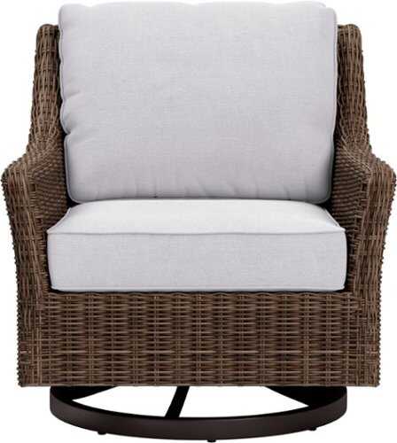 Rent to own Yardbird® - Harriet Outdoor Swivel Glider Chair - Silver