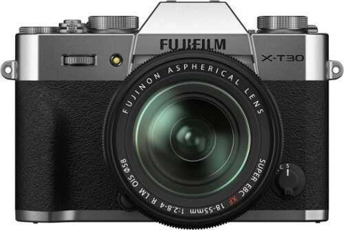 Rent to own Fujifilm - X-T30 II Mirrorless Camera with XF18-55mm Lens Kit - Silver