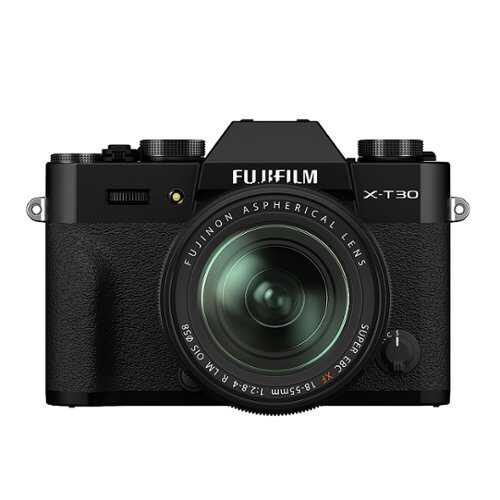 Rent to own Fujifilm - X-T30 II Mirrorless Camera with XF18-55mm Lens Kit - Black