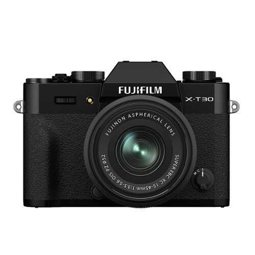 Rent to own Fujifilm - X-T30 II Mirrorless Camera with XC15-45mm Lens Kit - Black