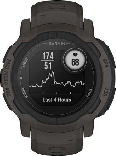 Garmin - Instinct 2 33mm Smartwatch Fiber-reinforced Polymer - Graphite