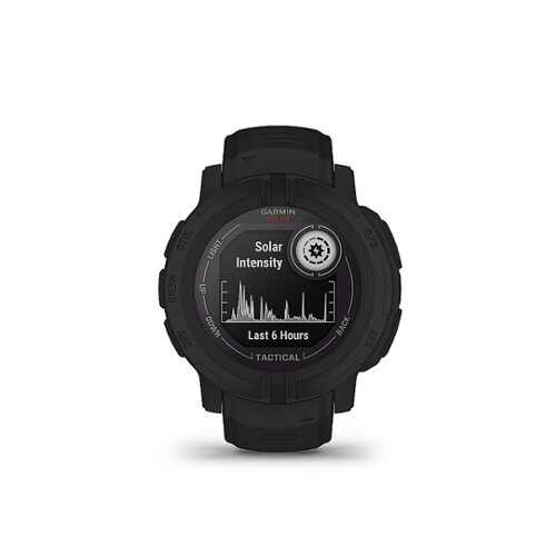 Garmin - Instinct 2 Solar Tactical Edition 33mm Smartwatch Fiber-reinforced Polymer - Black