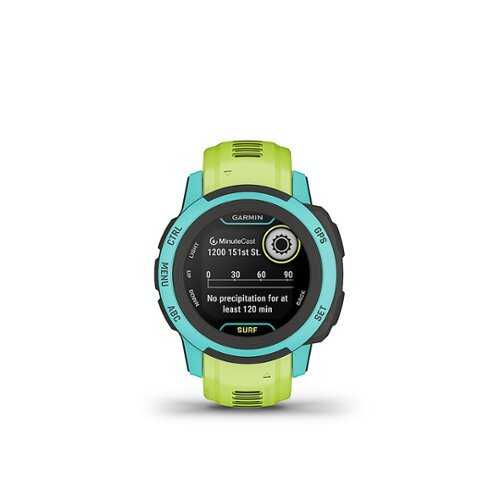 Garmin - Instinct 2S, Surf Edition 28mm Smartwatch Fiber-reinforced Polymer - Waikiki