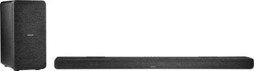 Rent To Own - Denon - Soundbar with Wireless Subwoofer and Dolby Atmos, Bluetooth - Black