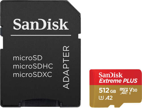 Rent to own SanDisk - Extreme PLUS 512GB microSDXC UHS-I Memory Card