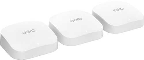 eero Pro 6E AX5400 Tri-Band Mesh Wi-Fi 6E System (3-pack) - White
